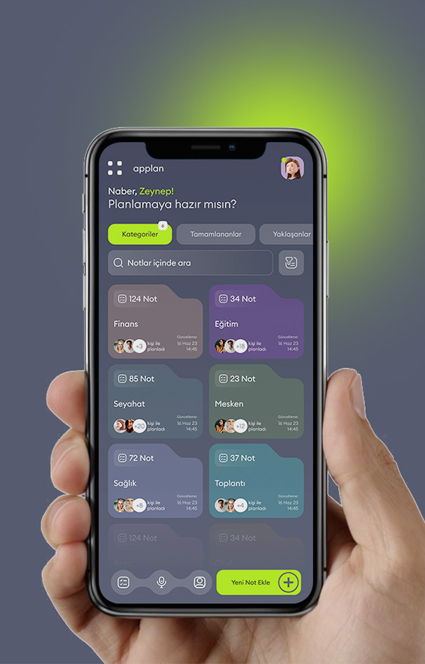 Applan interface design by Akif Bircan