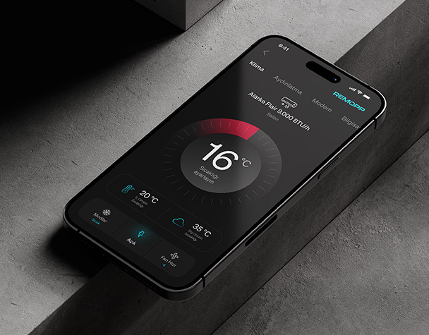 REMOPP Remote Home Control interface design by Akif Bircan