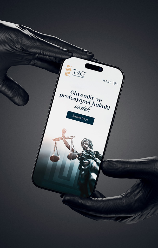 T&G Avukatlık Ortaklığı interface design by Akif Bircan