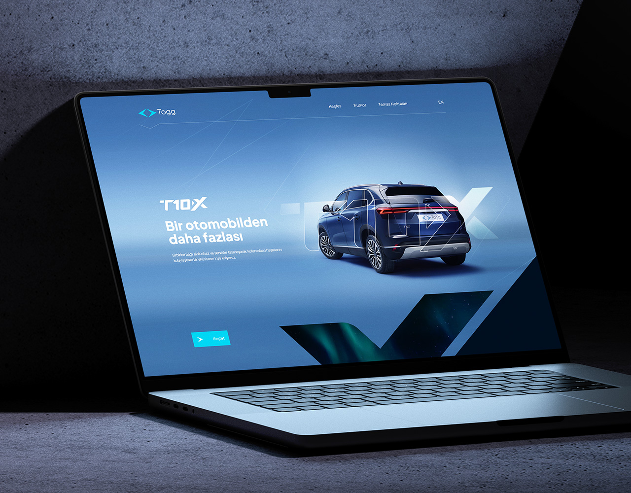 TOGG interface design by Akif Bircan